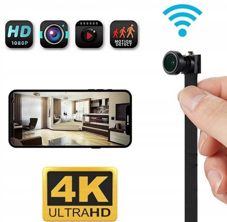 mini kamera szpiegowska z podglądem w telefonie