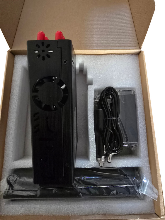 Profesjonalny zagłuszacz Jammer 2G 3G 4G 5G 5,8G 2.4G WIFI VHF UHF GSM LTE 12 anten 22W