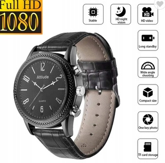 Mini kamera w zegarku dyktafon szpiegowski 32GB na rękę tryb nocny