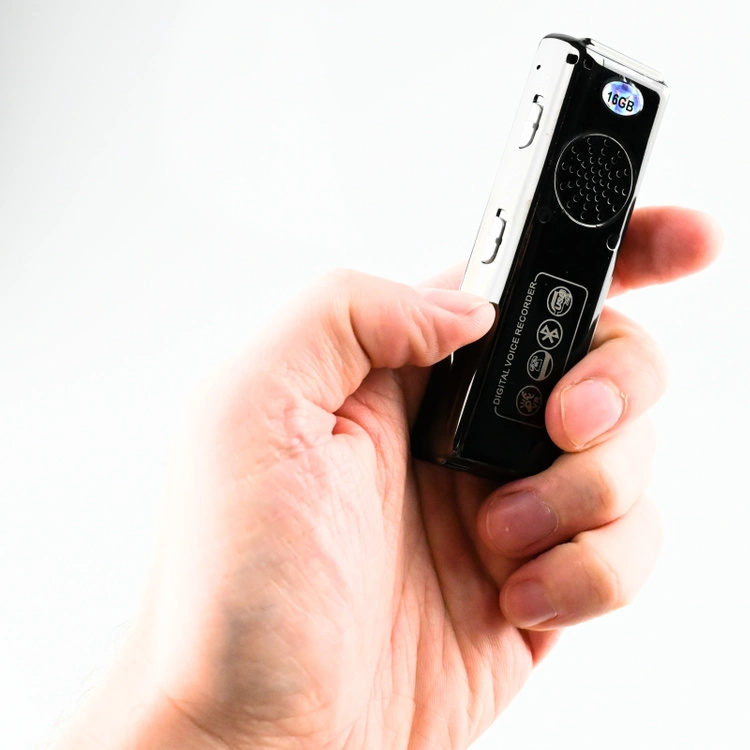 Szpiegowski Dyktafon Cyfrowy Bluetooth DVR-188 aktywacja głosowa Bluetooth 