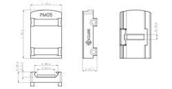 Montaż InfiTac PM05 Niski montaż na szynie Picatinny