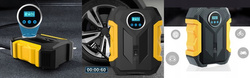 Samochodowy kompresor sprezarka pompka 12V LED CARSUN C1399