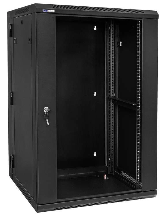 Szafa Rack 19'' 18U 600mm wisząca dwusekcyjna D6618