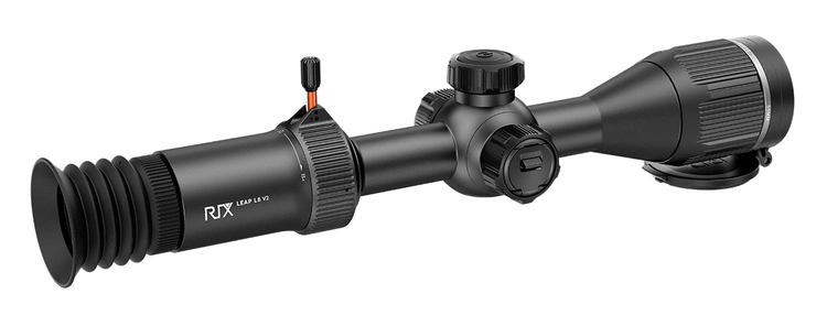 Urządzenie RIX LEAP L6 V2 - render urządzenia, widok od boku, pokazane logo