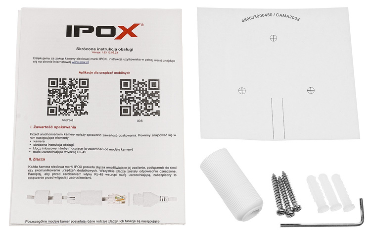 Kamera IP 6Mpx PX-DI6028IR3DL/G IPOX Basic Series