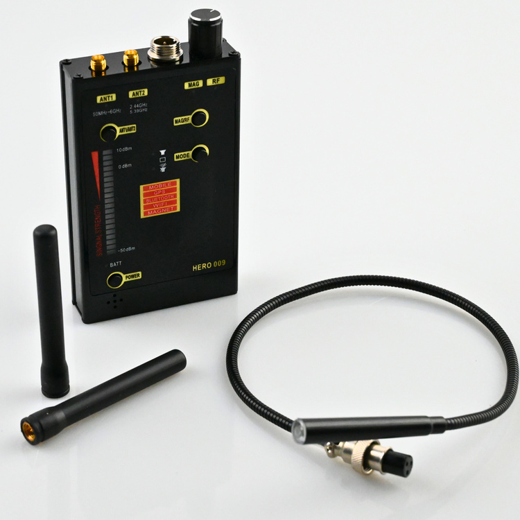 Wykrywacz podsłuchów, kamer i GPS – detektor HER0009