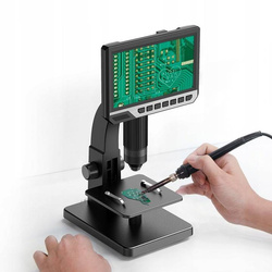 Mikroskop cyfrowy LCD 12Mpix 2000x 7" Inskam 315