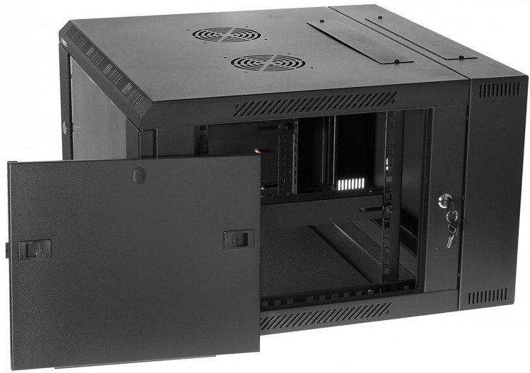 Szafa Rack 6U 19" 600 dwuseksyjna R19-6U/600/2S D6606