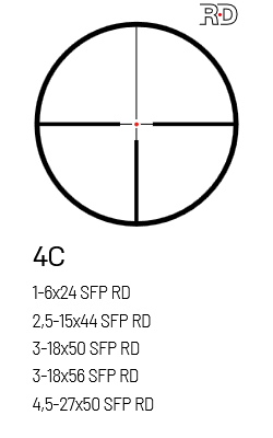 Luneta MeoPro R6  3-18x56 SFP RD - 4C
