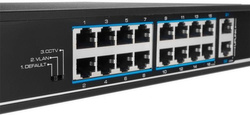 Switch PoE 16-port + 2 RJ45 (PX-SW16-TP135-U2G)