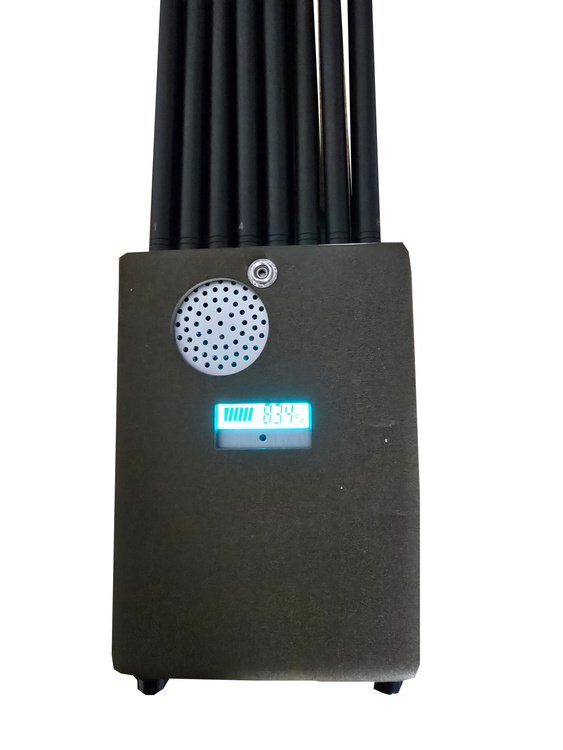 Profesjonalny zagłuszacz dronów sygnału WiFi Jammer 2G 3G 4G 5G 5,8G 2.4G WIFI VHF UHF GSM LTE 24W