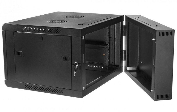 Szafa Rack 6U 19" 600 dwuseksyjna R19-6U/600/2S D6606