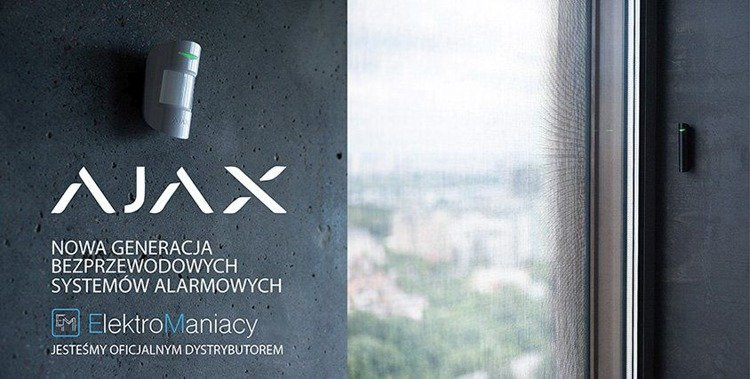 Bezprzewodowy zestaw alarmowy do domu biura StarterKit Ajax Czarny