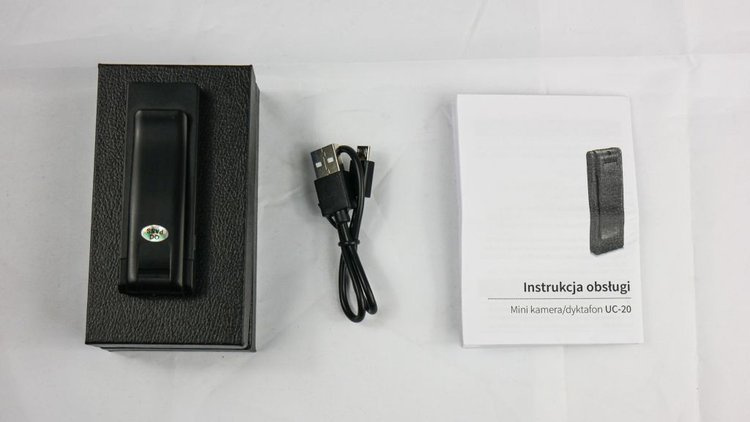 Mini kamera szpiegowska dyktafon UC-20 USB Full HD (produkt bez oryginalnego opakowania, urządzenie używane)