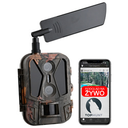 Fotopułapka z podglądem na żywo 4K 4G LTE Aplikacja HC-950Pro AKU 