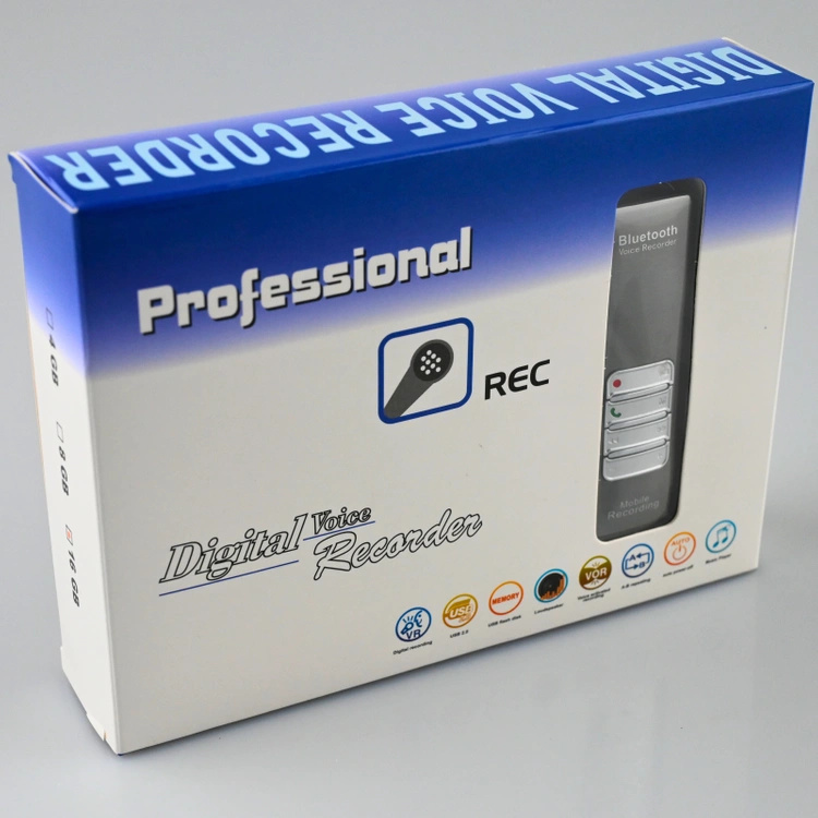 Szpiegowski Dyktafon Cyfrowy Bluetooth DVR-188 aktywacja głosowa Bluetooth 