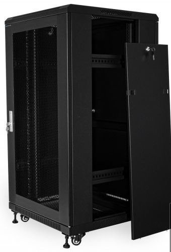 Szafa Rack 22U 19" 800 z siatką R19-22U/800 S6822DP