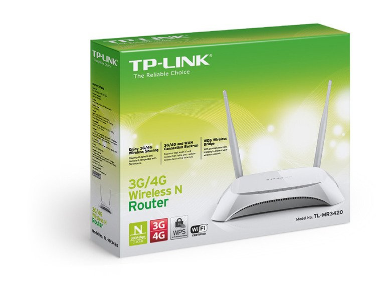 Router DSL TP-Link TL-MR3420 300Mbps 3G/4G USB