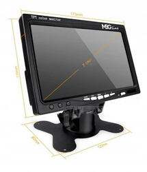 Monitor cofania 7" LCD do busa, TIR-a i kombajnu