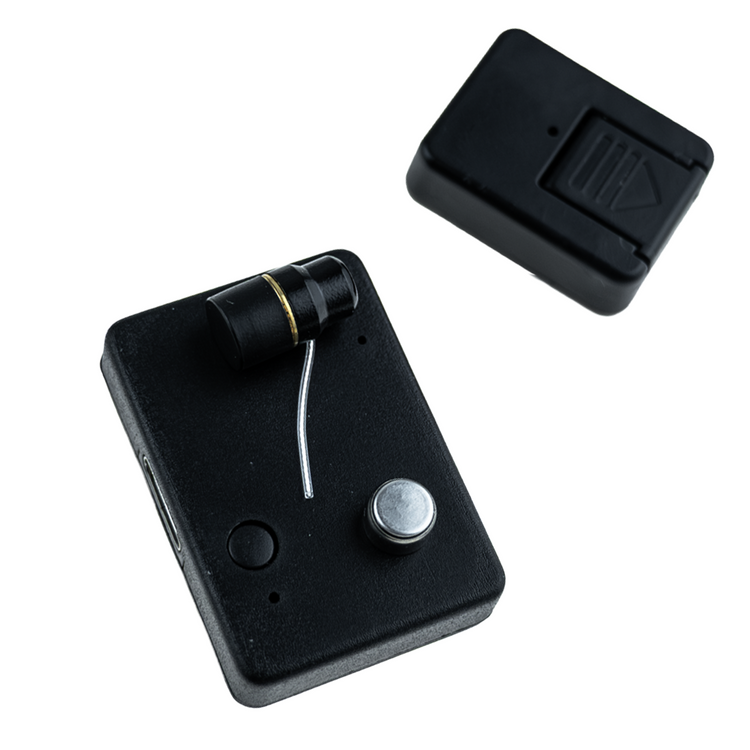 Niewidoczna mini słuchawka Bluetooth  - Long Range do dyskretnej komunikacji – zestaw