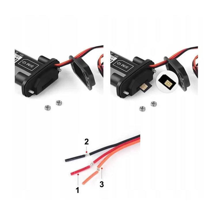 Lokalizator GPS MK02 Wodoodporny IP67 do Auta i Łodzi | Montaż w Instalacji 12V