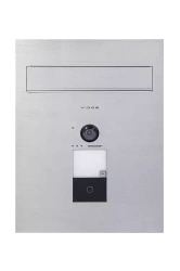 ZESTAW SKRZYNKA NA LISTY Z WIDEOFONEM S2401-SKP + MONITOR WIDEOFONU IP M2010 VIDOS ONE + Switch POE 42/60
