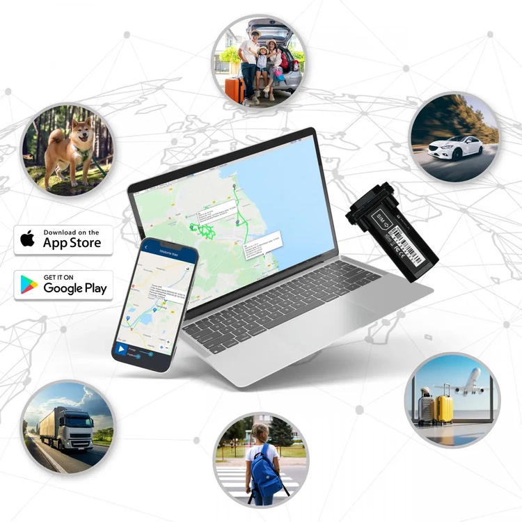 Lokalizator GPS MK02 Wodoodporny IP67 do Auta i Łodzi | Montaż w Instalacji 12V