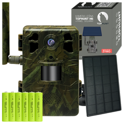 Zestaw fotopułapka z podglądem na żywo TopHunt 2.7K 4G LTE Dark Green