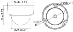 KAMERA IP DS-2CD2125FWD-I(2.8MM) - 1080p HIKVISION