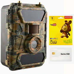 Fotopułapka do obserwacji zwierząt GSM 4G LTE SF4.0CG Pro 100° GPS 24MPX