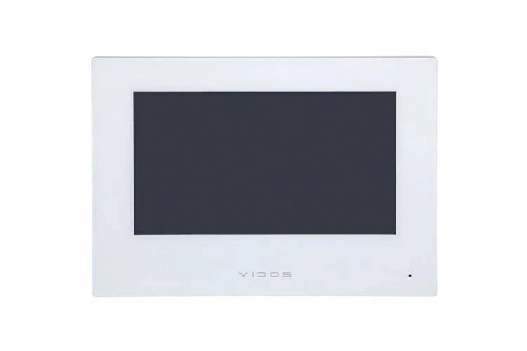 Zestaw Skrzynka na listy z wideodomofonem S2201D-SKM VIDOS + Monitor M2010W Biały + Switch PoE PS42/60