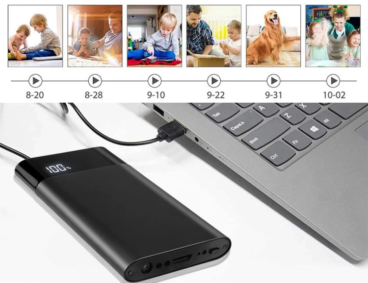 Mini ukryta kamera w powerbank H3 tryb nocny Full HD