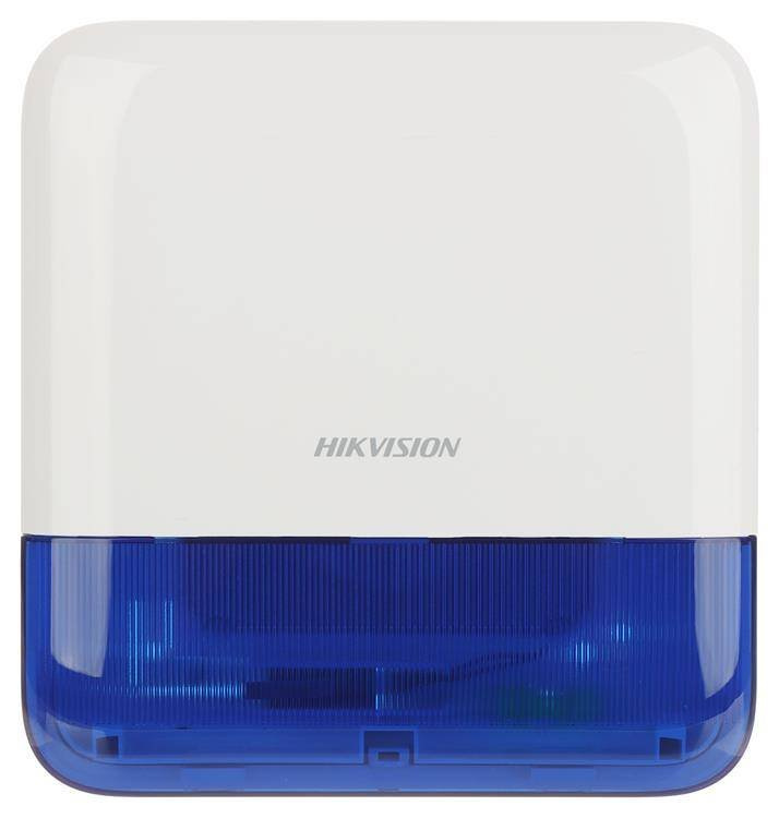 Bezprzewodowy sygnalizator zewnętrzny AX PRO DS-PS1-E-WE/blue Hikvision