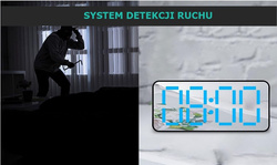 Mini kamera szpiegowska ukryta w zegar budzik WiFi podgląd na żywo