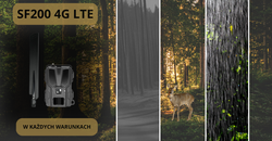 Fotopułapka do obserwacji zwierząt kamera leśna SF200 4G LTE