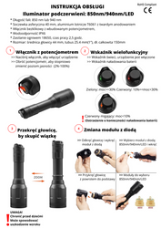 Iluminator Laserowy Podczerwieni  X-Hog 01 940nm 600m