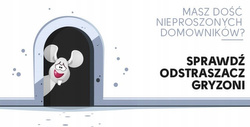 Skuteczny odstraszacz myszy, szczurów, kun, gryzoni 220V
