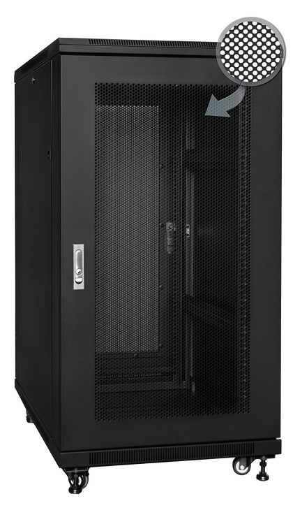 Szafa Rack 19'' 18U 1000mm stojąca S6118DPII