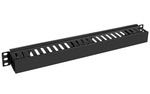 OP21-B - poziomy organizer kabli 19" 1U