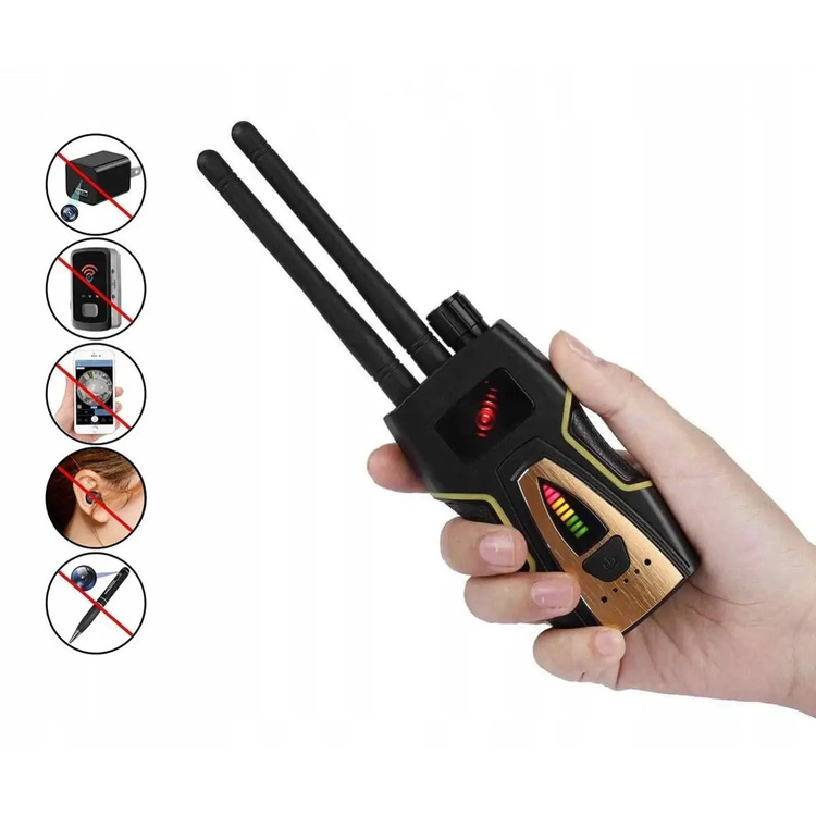 Profesjonalny Wykrywacz Lokalizatorów, Kamer i Podsłuchów MK8000 – Zaawansowany Detektor 3w1