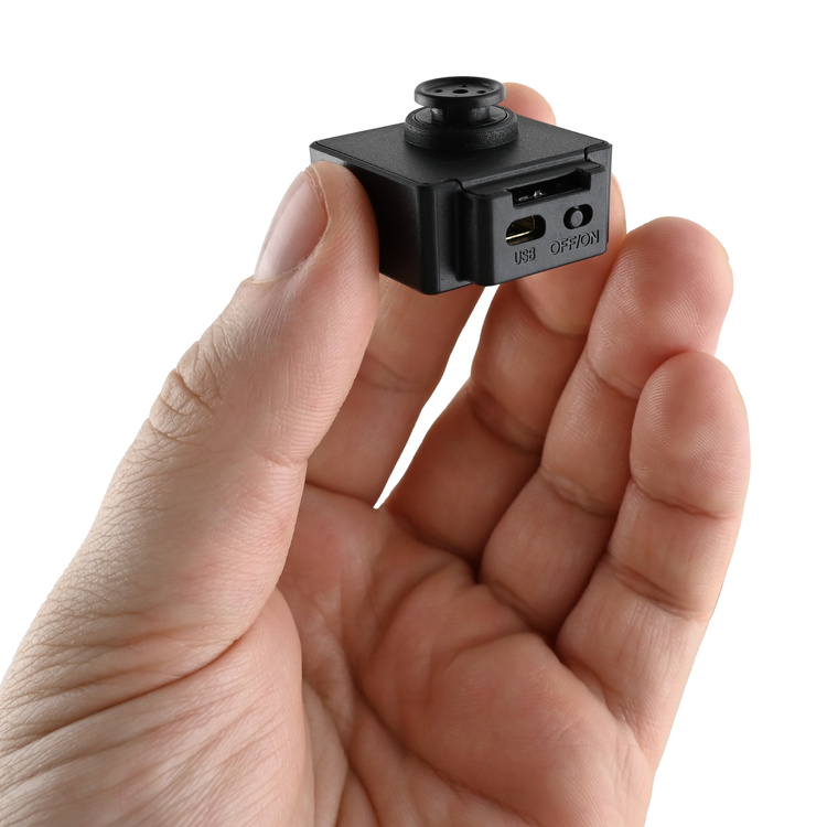 Zestaw na spotkanie mini kamera guzik S40 + dyktafon Q1 + karta pamięci 32GB