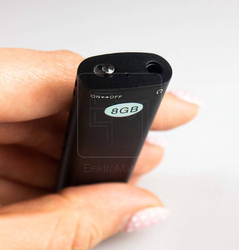 Dyktafon dyskretny podsłuch cyfrowy 8GB pendrive VX-74 silny magnes 