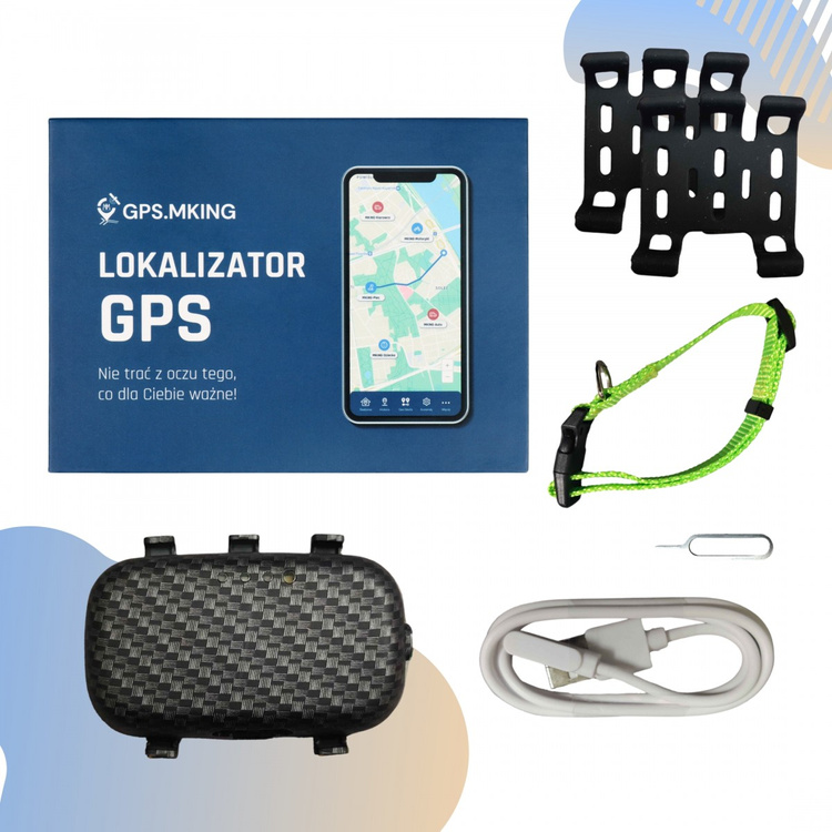 Lokalizator GPS dla Psa MKX20 Wodoodporny IP67 21 Dni Bez Abonamentu