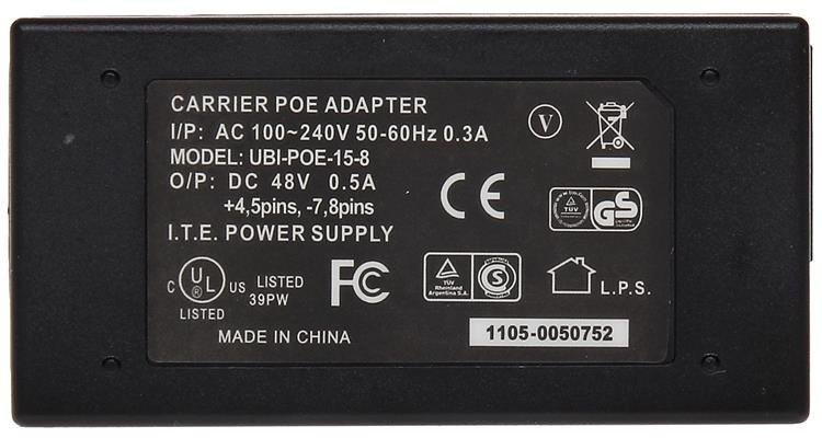 Zasilacz POE po skrętce POE-48/NX 48V DC 24W