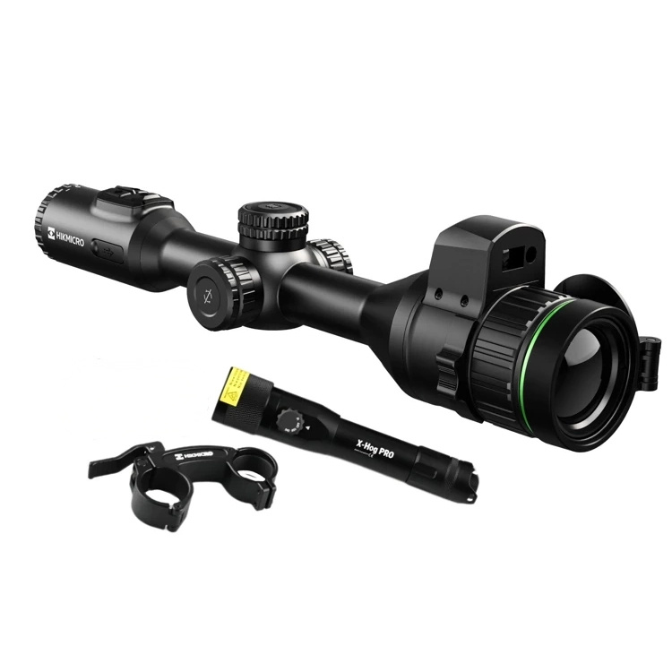 Celownik noktowizyjny HIKMICRO Alpex A50EL 4K LRF z iluminatorem X-Hog Pro na polowanie nocne