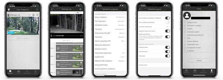 Kamera leśna fotopułapka z podglądem na żywo H6 TopHunt 2.7K 4G LTE Tree Grain