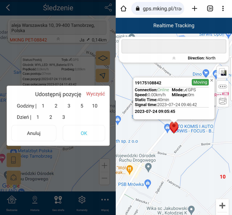 Lokalizator GPS BIKESCOO na Rower i Hulajnogę Lampka LED 85lm + Pilot 14 Dni Pracy