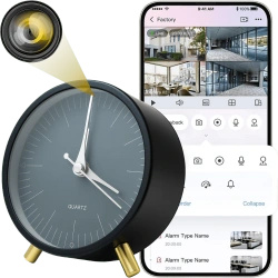 Ukryta mini kamera w budziku z czujnikiem ruchu WiFi GTW217 