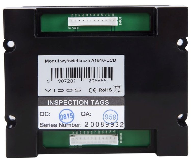 Moduł wyświetlacza A1510-LCD VIDOS Multi