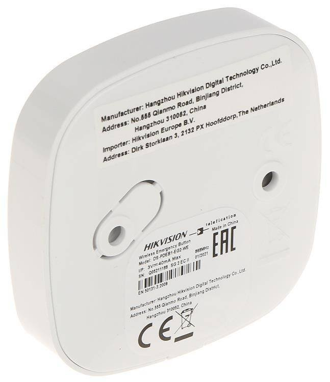 Bezprzewodowy przycisk napadowy AX PRO DS-PDEB1-EG2-WE Hikvision